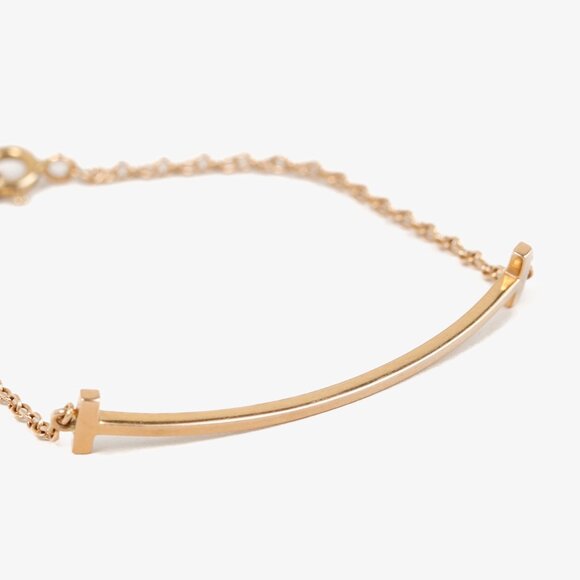 Tiffany & Co. Tiffany T Smile 18k Rose Gold Bracelet - Picture 4 of 7